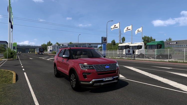 ETS2 1.56- Ford Explorer Platinum 2019 V1.9