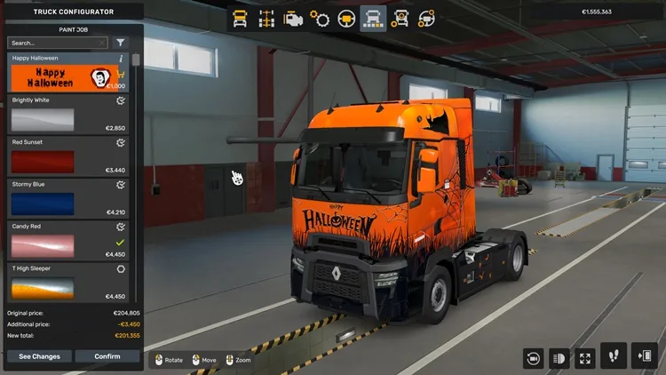 ETS2 1.56 – Happy Halloween Paintjob V1.2