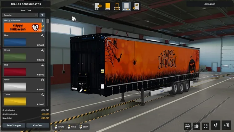 ETS2 1.56 – Happy Halloween Paintjob V1.2