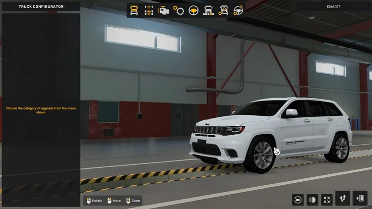 ETS2 1.56- Jeep Grand Cherokee SRT Trackhawk WK 2018 V1.1 ETS2 1.56- Jeep Grand Cherokee SRT Trackhawk WK 2018 V1.1
