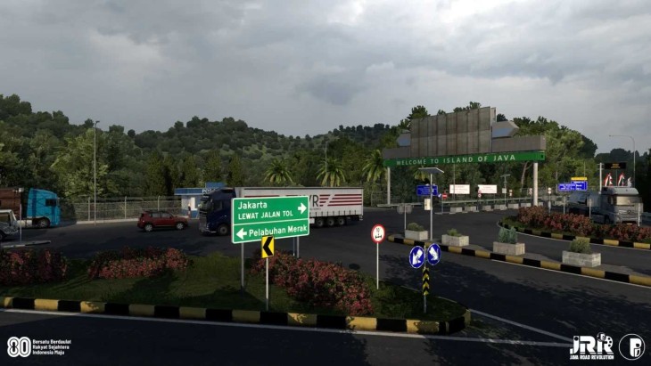 ETS2 1.56 – Indonesia Map – JRR (Java Road Revolution) V0.91a