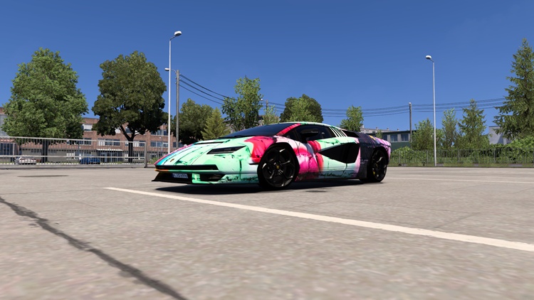 ETS2 1.56 – Lamborghini Countach LPI 800-4 2022 V1.9