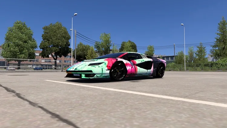 ETS2 1.56 – Lamborghini Countach LPI 800-4 2022 V1.9