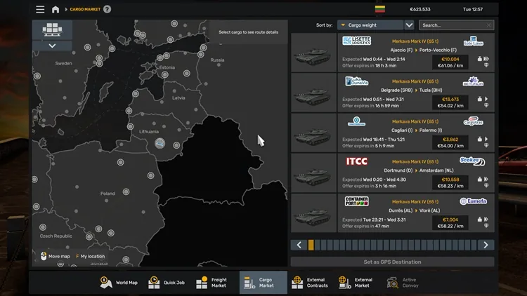 ETS2 1.56 – Military Addon Pack for Doll Panther Overweight Trailer V1.5 ETS2 1.56 – Military Addon Pack for Doll Panther Overweight Trailer V1.5