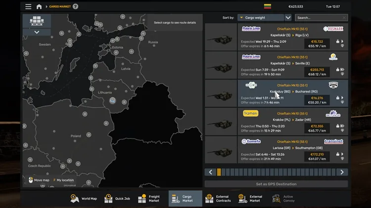 ETS2 1.56 – Military Addon Pack for Doll Panther Overweight Trailer V1.5 ETS2 1.56 – Military Addon Pack for Doll Panther Overweight Trailer V1.5
