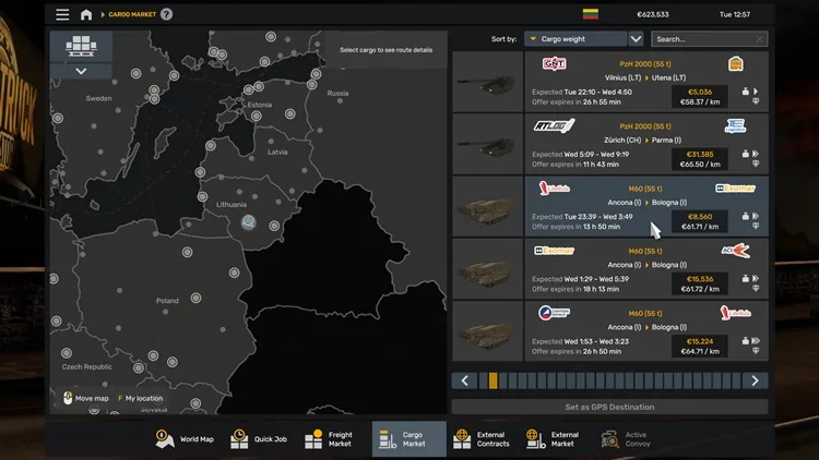 ETS2 1.56 – Military Addon Pack for Doll Panther Overweight Trailer V1.5 ETS2 1.56 – Military Addon Pack for Doll Panther Overweight Trailer V1.5