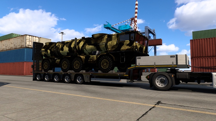 ETS2 1.56 – Military Addon Pack for Doll Panther Overweight Trailer V1.5