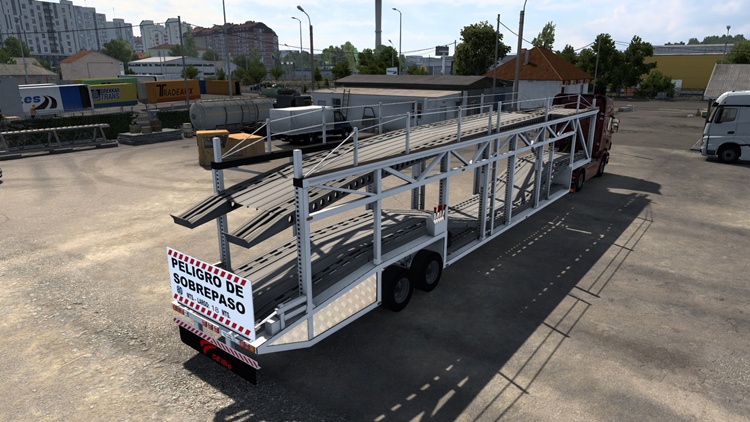 ETS2 1.56- Mosquito Car Transporter Trailer