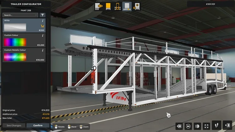 ETS2 1.56- Mosquito Car Transporter Trailer