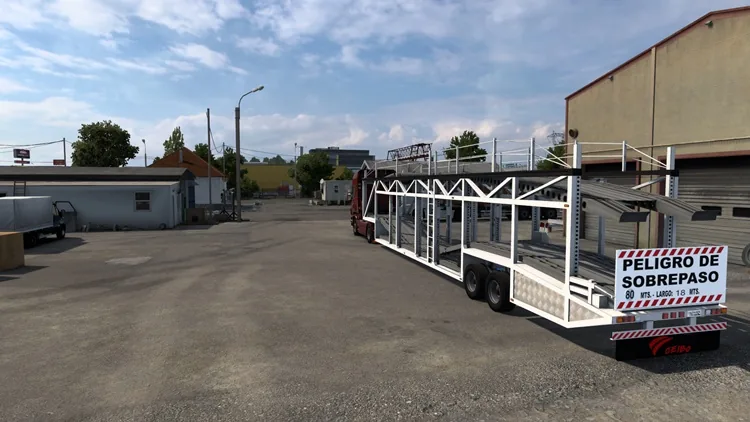 ETS2 1.56- Mosquito Car Transporter Trailer