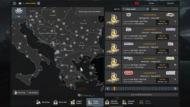 ETS2 1.56 – New Cargo Types ETS2 1.56 – New Cargo Types