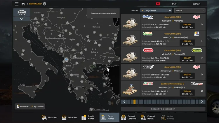 ETS2 1.56 – New Cargo Types ETS2 1.56 – New Cargo Types