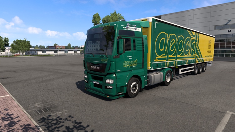 ETS2 1.57 – Combo Skin Apport Logistyka V1.0