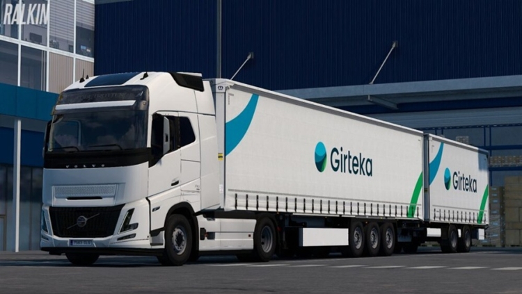 ETS2 1.56- Girteka Logistics Krone DLC Skin Pack V1.1
