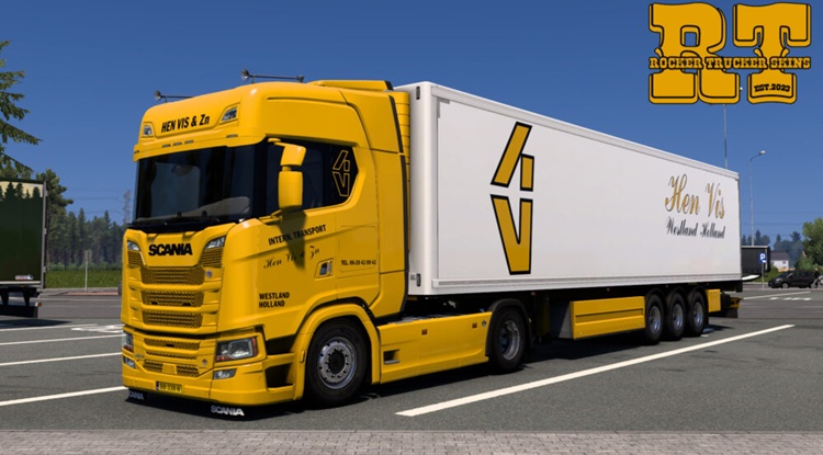 ETS2 1.57 – Hen Vis Transport Skin Pack V1.0