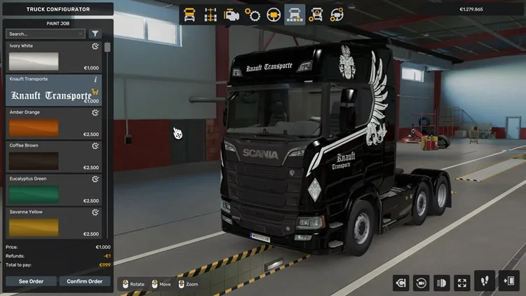ETS2 1.56 – Knauft Transporte Skin Pack V1.0