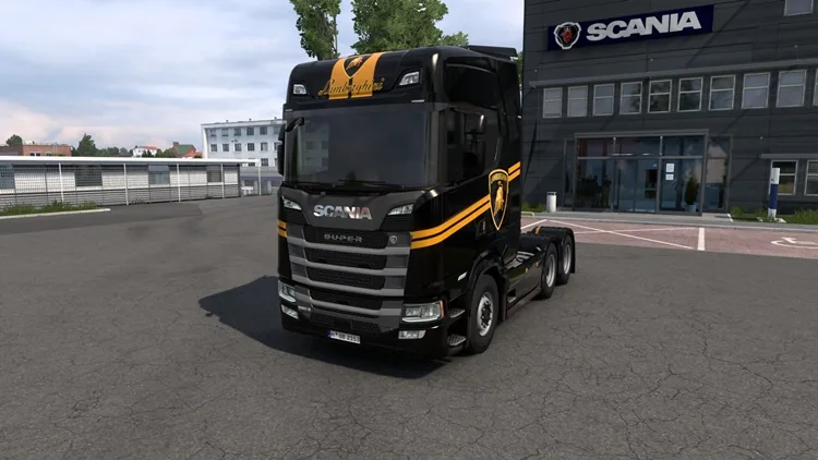 ETS2 1.57 – Lamborghini Skin for All Trucks