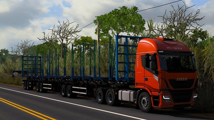 ETS2 1.56 – Metalesp Tri-Trem Florestal XForce V1.0