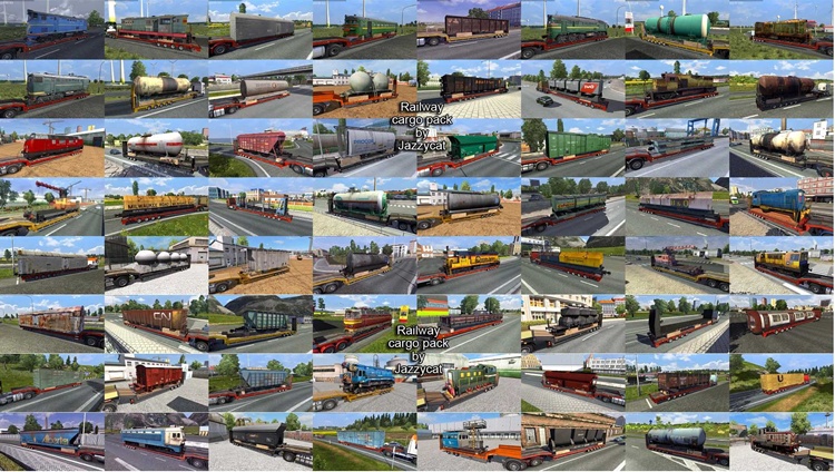 ETS2 Railway Cargo Pack V4.6.4 (1.58)