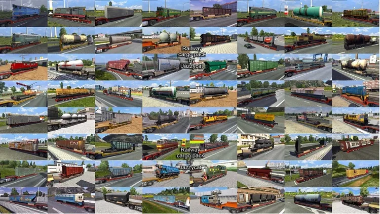 ETS2 1.60 Railway Cargo Pack V4.6.6 ETS2 1.60 Railway Cargo Pack V4.6.6