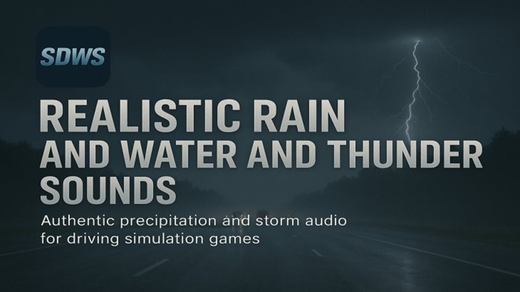 ETS2 1.57 – Realistic Rain And Water And Thunder Sounds V9.6