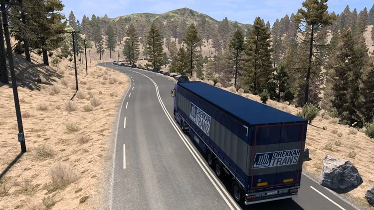 ETS2 1.56 – Road Into Wilderness Map V2.2