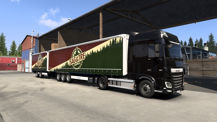 ETS2 1.56 – Unlock Double/B-double/HCT Trailers for All Maps (DLC Trailers included)