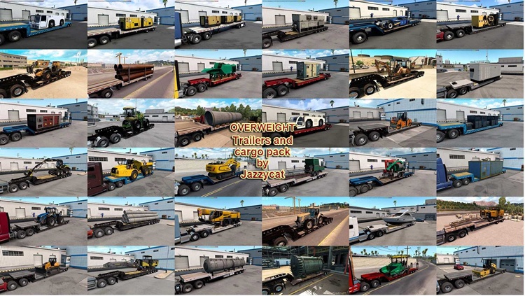 ATS 1.57 – Overweight Trailers and Cargo Pack V6.2