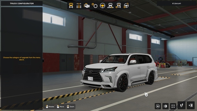 ETS2 1.59 Lexus LX 570 Super Sport 2021 V2.9 ETS2 Lexus LX 570 Super Sport 2021 Front view 02