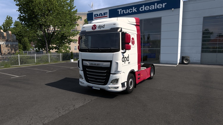 ETS2 1.57 – DAF DPD Skin Pack