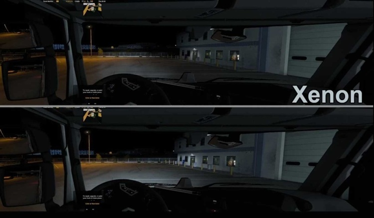 ETS2 1.57 – Headlight Led/Xenon V1.0.5.5