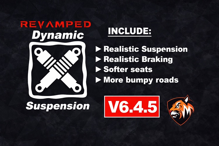ETS2 1.57 – Revamped Dynamic Suspension V6.4.5.11