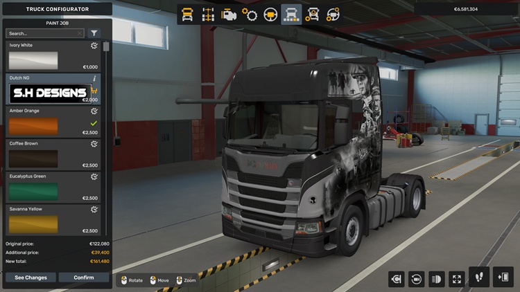 ETS2 1.57 – Scania S Peaky Blinders Skin