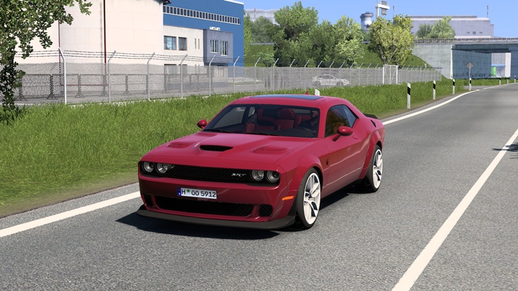 ETS2 1.57 – 2018 Dodge Challenger SRT Hellcat Widebody V2.6