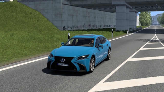 ETS2 1.60 Lexus LS 500 F-Sport 2018 V2.1 ETS2 Lexus LS 500 F-Sport 2018 Front view
