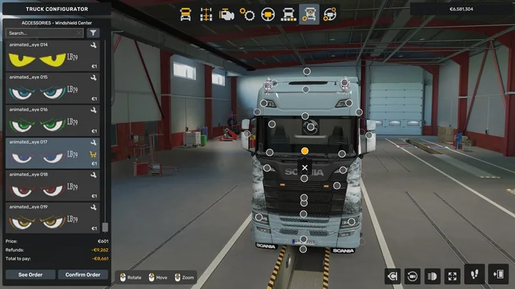 ETS2 1.57 – Animated LED Eyes Mod V1.1 ETS2 1.57 – Animated LED Eyes Mod V1.1