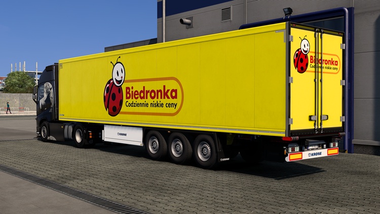 ETS2 1.57 – Biedronka Krone Cool Liner Skin V1.0
