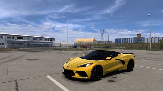 ETS2 1.59 Chevrolet Corvette C8 V1.4 ETS2 Chevrolet Corvette C8 03