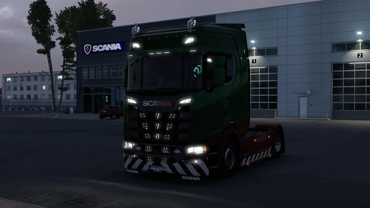 ETS2 1.57 – Scania S Italian Style Led Orange and White + Grilles