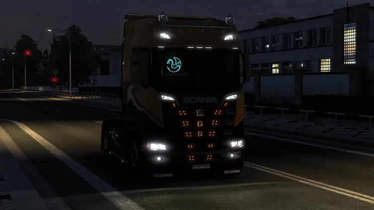 ETS2 1.57 – Scania S Italian Style Led Orange and White + Grilles