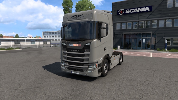 ETS2 1.57 – Scania S Virtual Company JNT Sped Skin