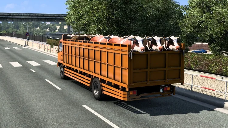 ETS2 1.57 – Mitsubishi Fuso Cattle Truck ETS2 1.57 – Mitsubishi Fuso Cattle Truck
