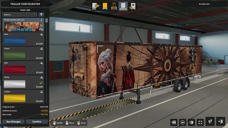 ETS2 1.57 – Pirate Woman Skin V2.0 ETS2 1.57 – Pirate Woman Skin V2.0