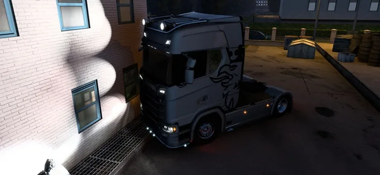 ETS2 1.57 – Realistic Vehicle Lights Mod V7.5