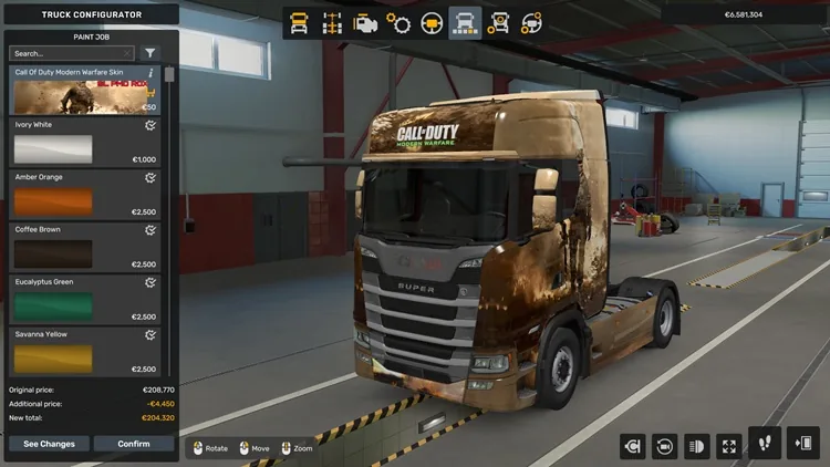 ETS2 1.57 – Scania S Call Of Duty Modern Warfare Skin ETS2 1.57 – Scania S Call Of Duty Modern Warfare Skin
