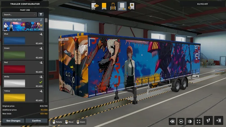 ETS2 1.57 – Scania Chainsaw Man The Movie Reze Arc Skin ETS2 1.57 – Scania Chainsaw Man The Movie Reze Arc Skin