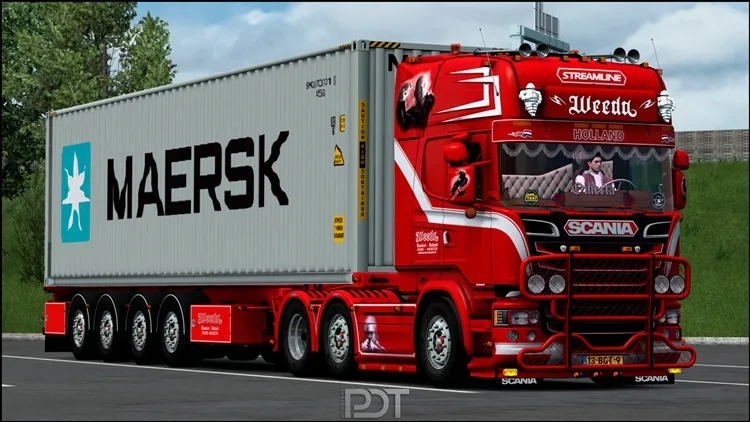 ETS2 1.57 – Scania R450 Weeda Penoza + Trailer
