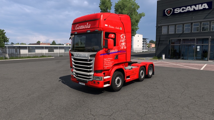 ETS2 1.57 – Scania Streamline Gomola Trans Skin