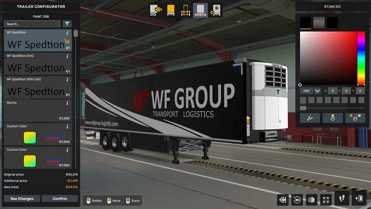 ETS2 1.57 – WF Spedition Skin Pack