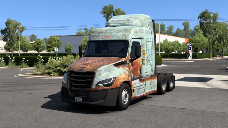 ATS 1.58 – Freightliner Cascadia Rat-Look Skin V1.0
